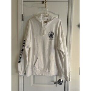 OLD OYSTER FACTORY INC Hoodie Mens White Sz XL Hilton Head Comfortwash Hanes